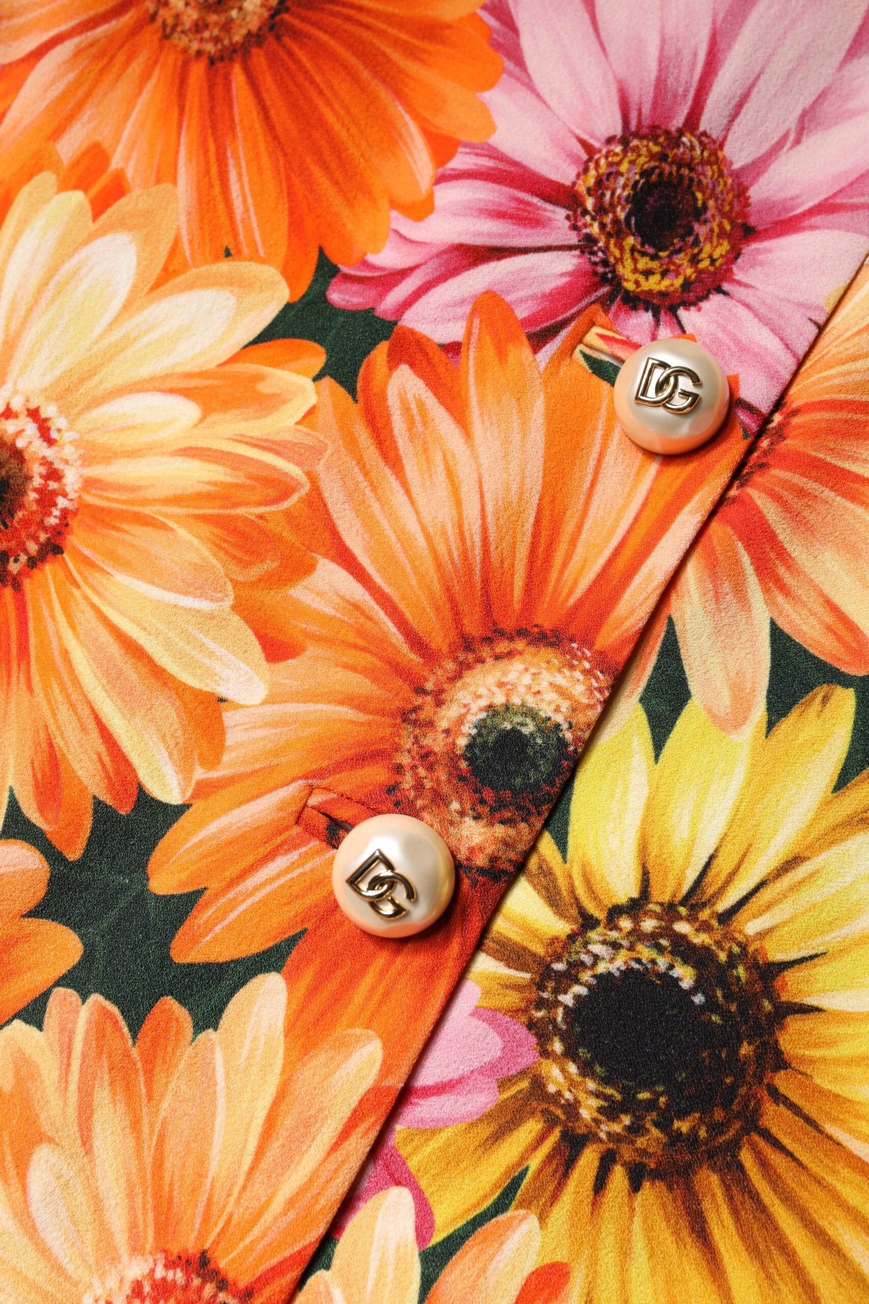 Multicolor Floral High Waist Mini Skirt