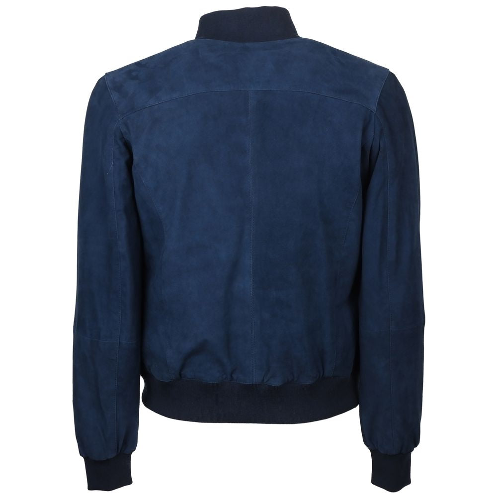 Blue Calfskin Jackets & Coat