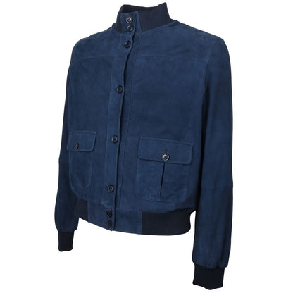 Blue Calfskin Jackets & Coat