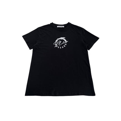 Black Cotton Men T-Shirt