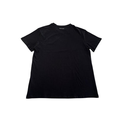 Black Cotton Men T-Shirt