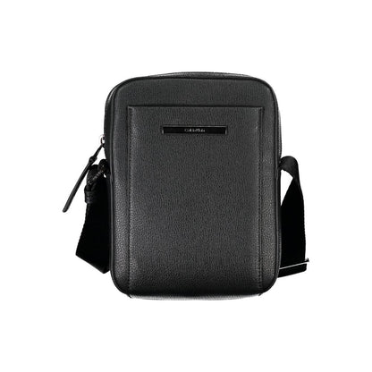 Black Polyester Shoulder Bag