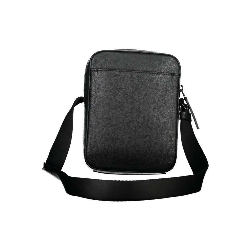 Black Polyester Shoulder Bag