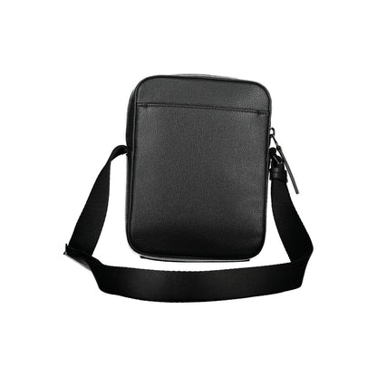 Black Polyester Shoulder Bag