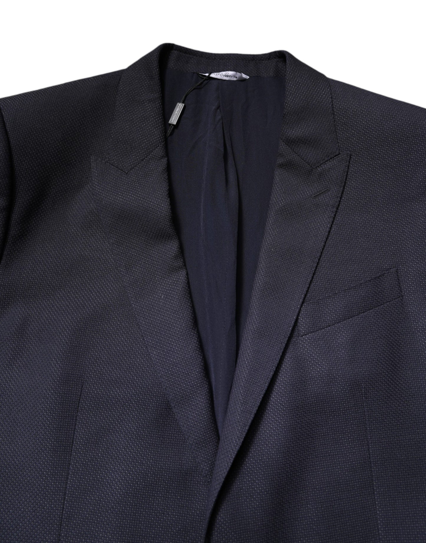 Black Wool Single Breasted Coat Blazer Suit