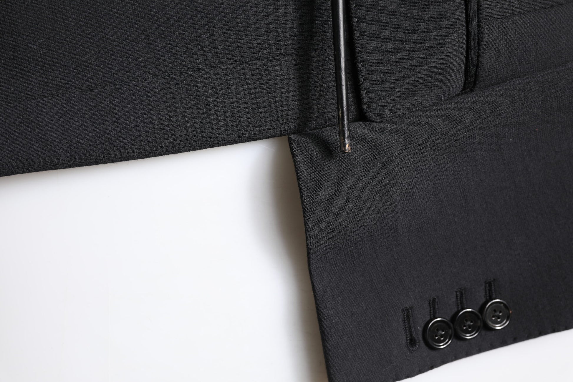 Black Single Breasted Men Coat Blazer Suit