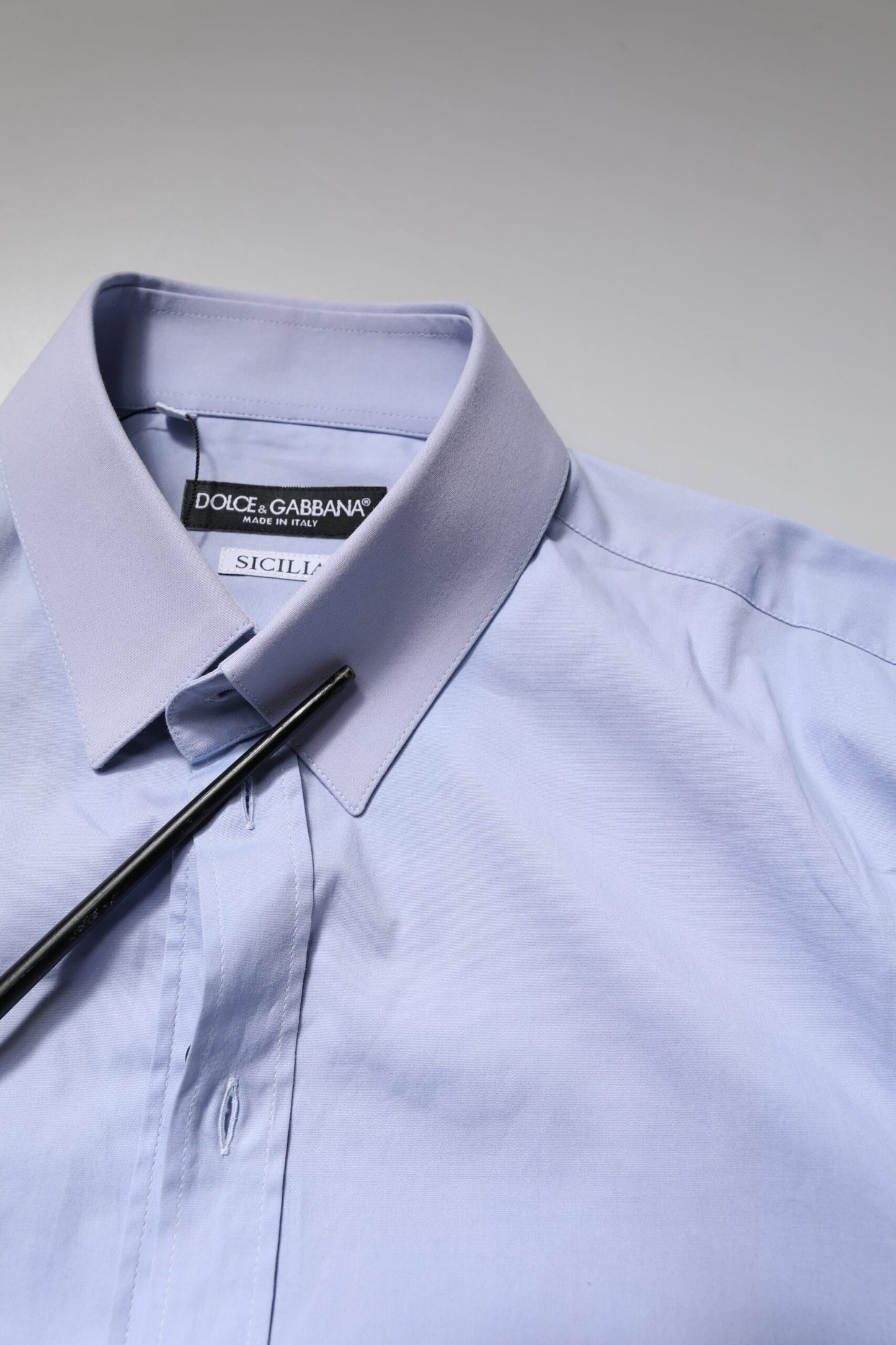 Light Blue Cotton SICILIA Dress Formal Shirt
