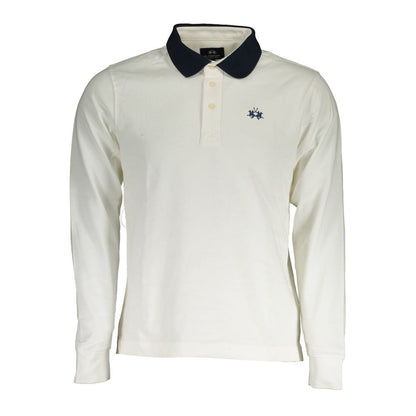 White Cotton Polo Shirt