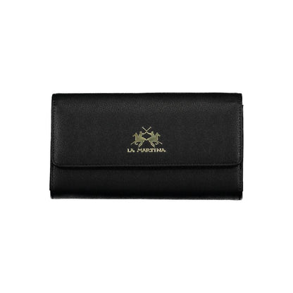 Black Polyethylene Women Wallet