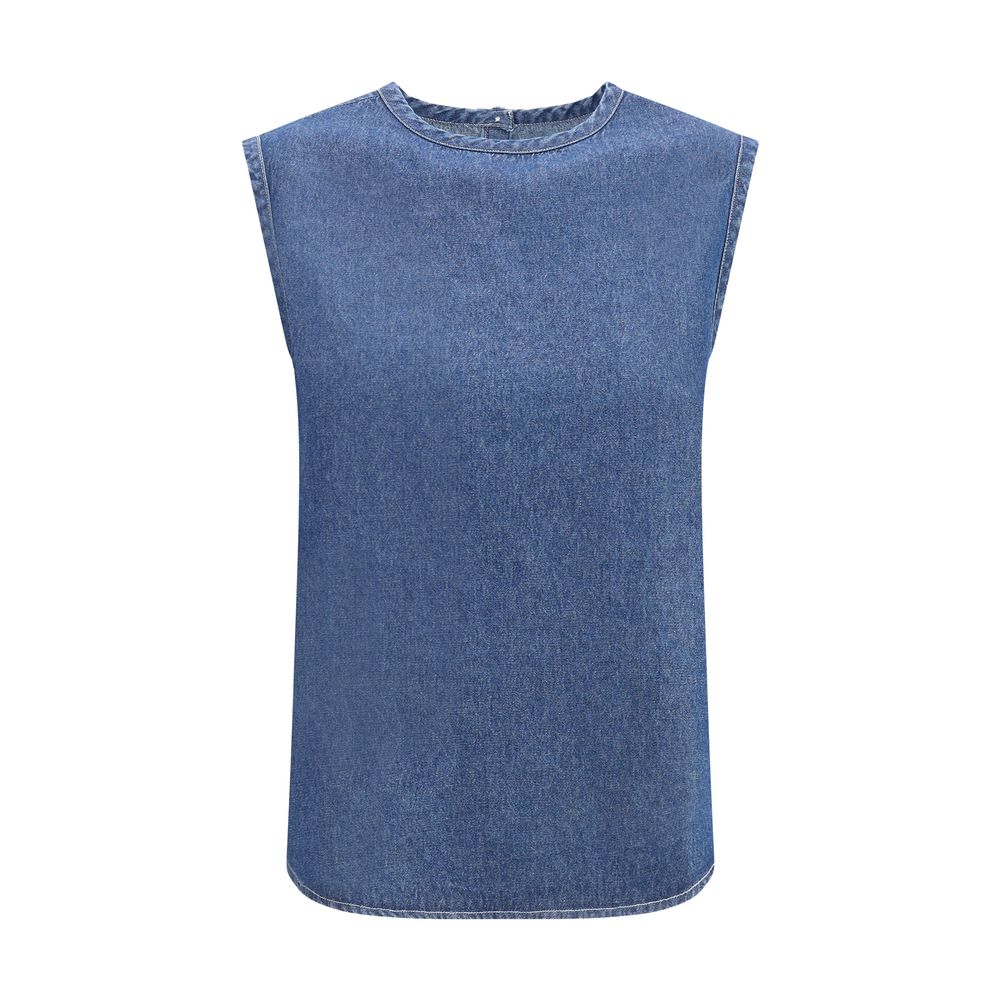 Blue Cotton Top