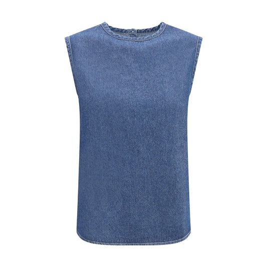 Blue Cotton Top