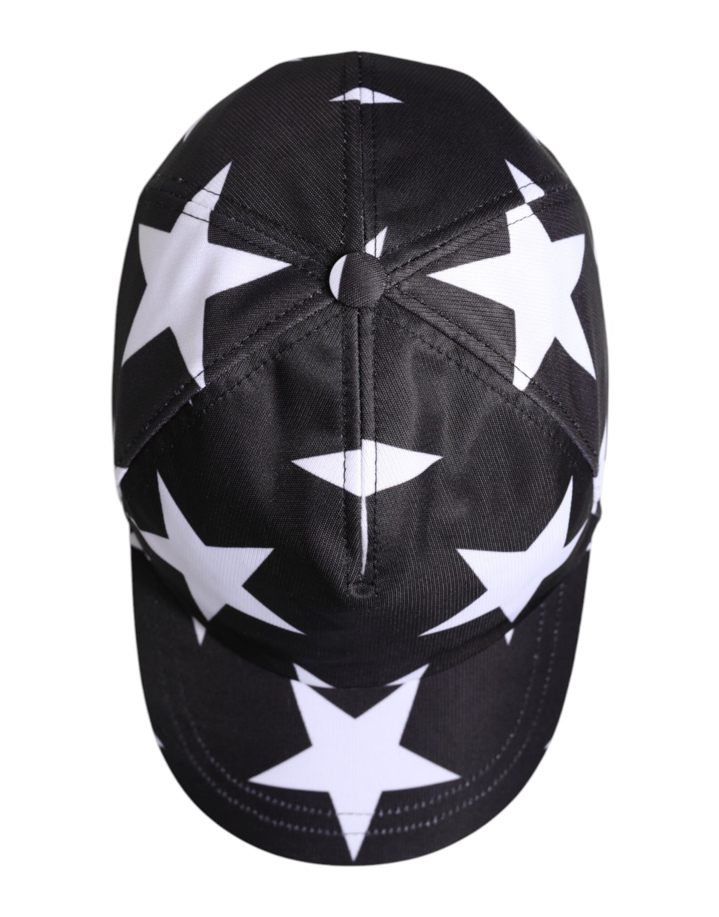Black Star Print Polyester Baseball Cap