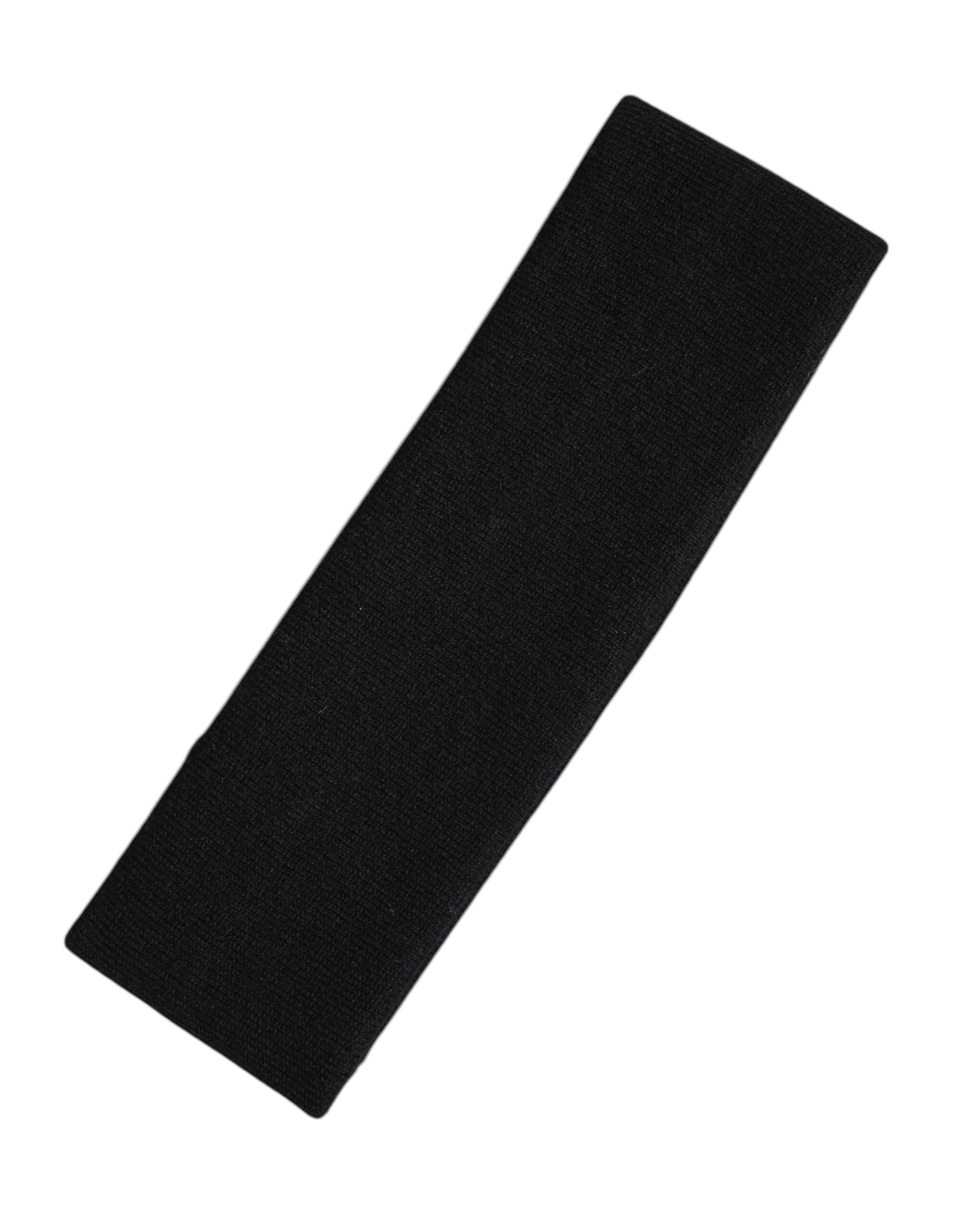 Black Cashmere Knitted Women Head Band Hat