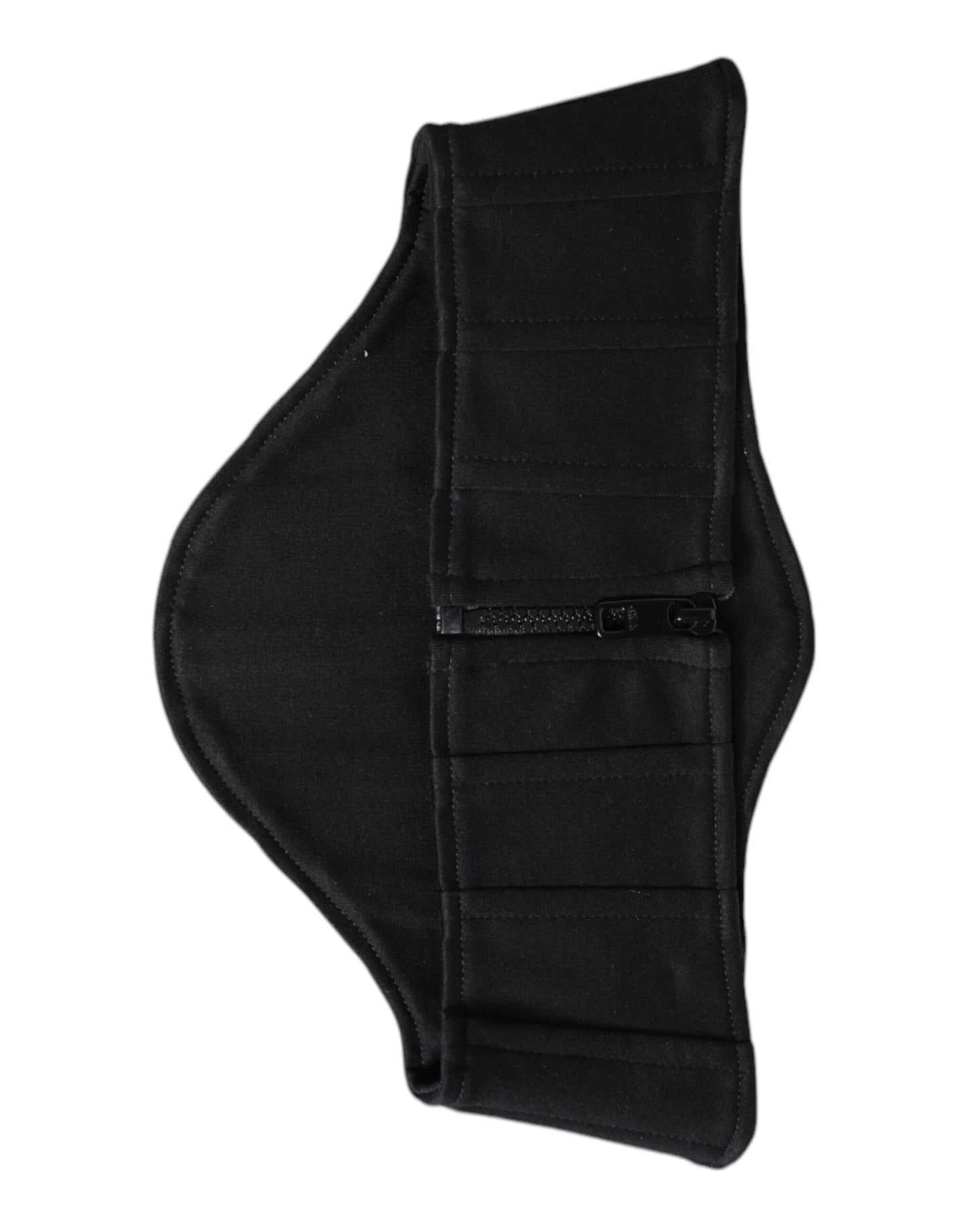 Black Cotton Waist Tuxedo Belt Cummerbund