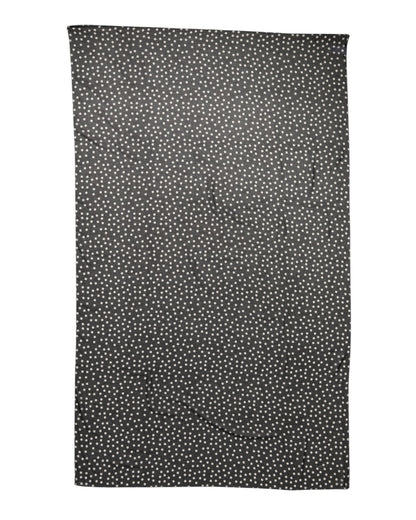 Black Polka Dots Polyester Wrap Shawl Scarf