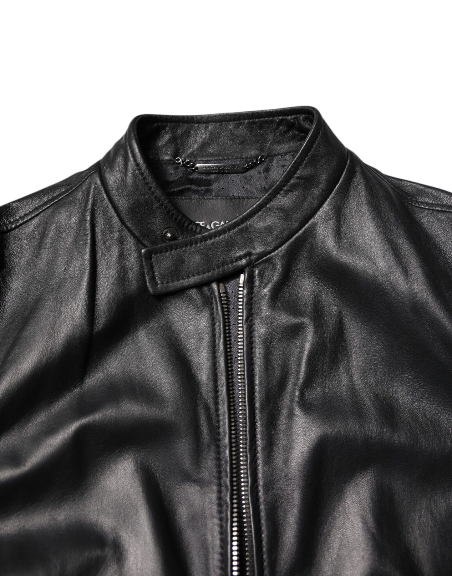 Black Sheep Leather Biker Full Zip Jacket