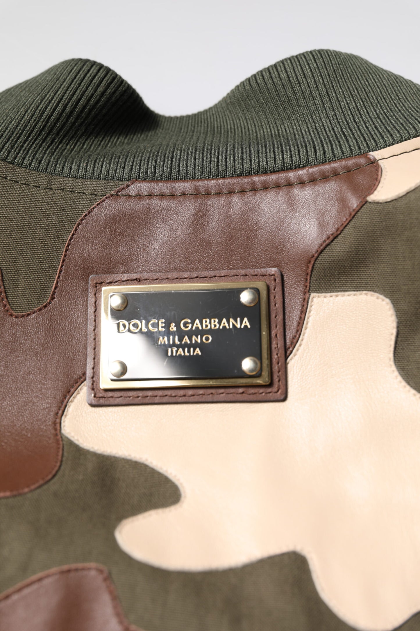 Multicolor Cotton Bomber Full Zip Jacket