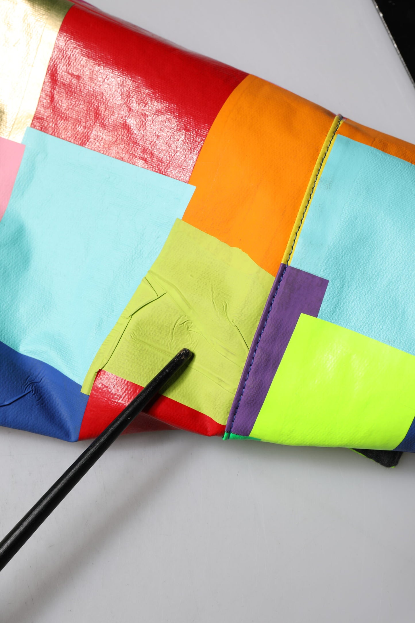 Multicolor Cotton Full Zip Men Biker Jacket