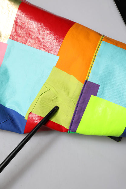 Multicolor Cotton Full Zip Men Biker Jacket