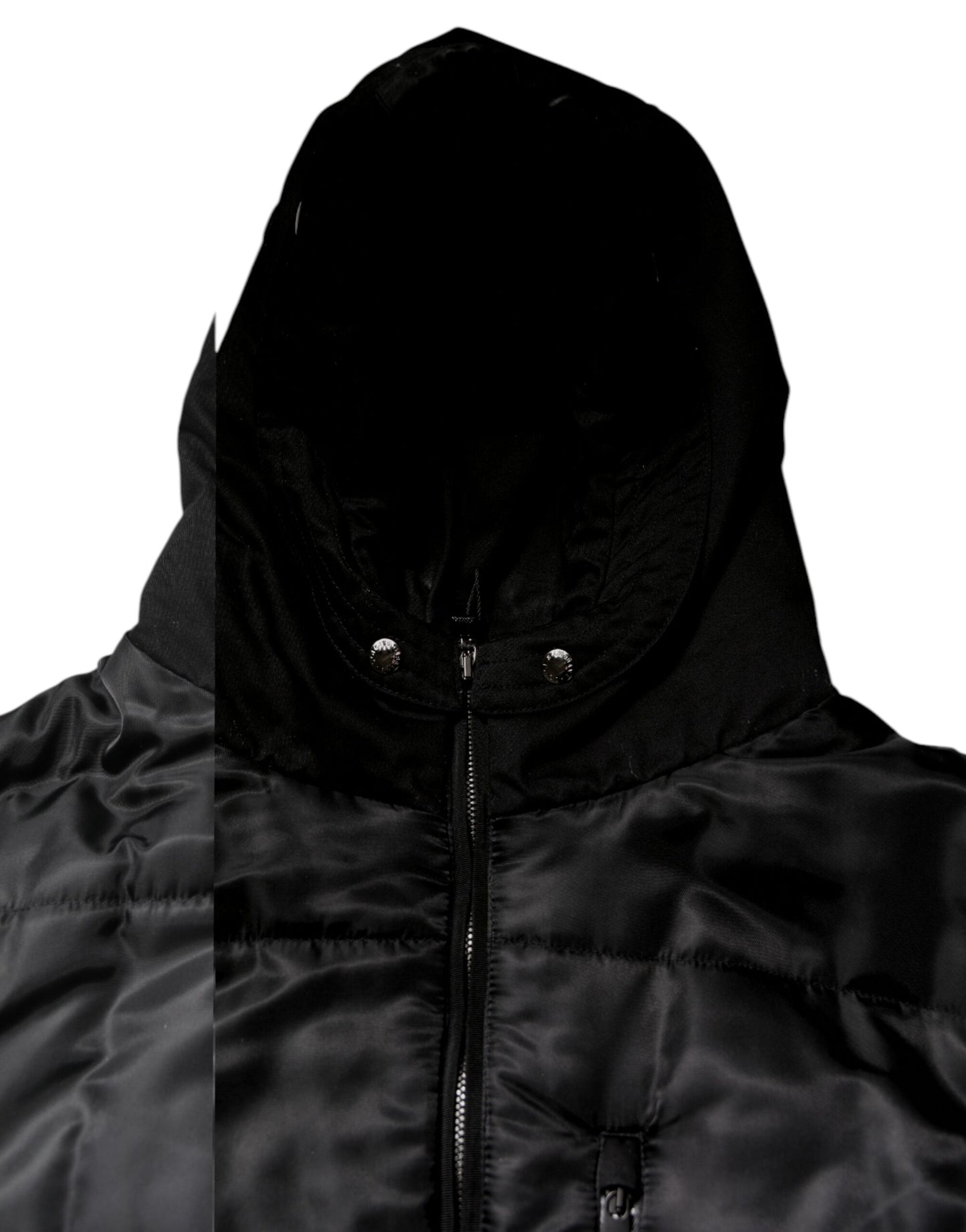 Black Hooded Parka Coat Winter Jacket
