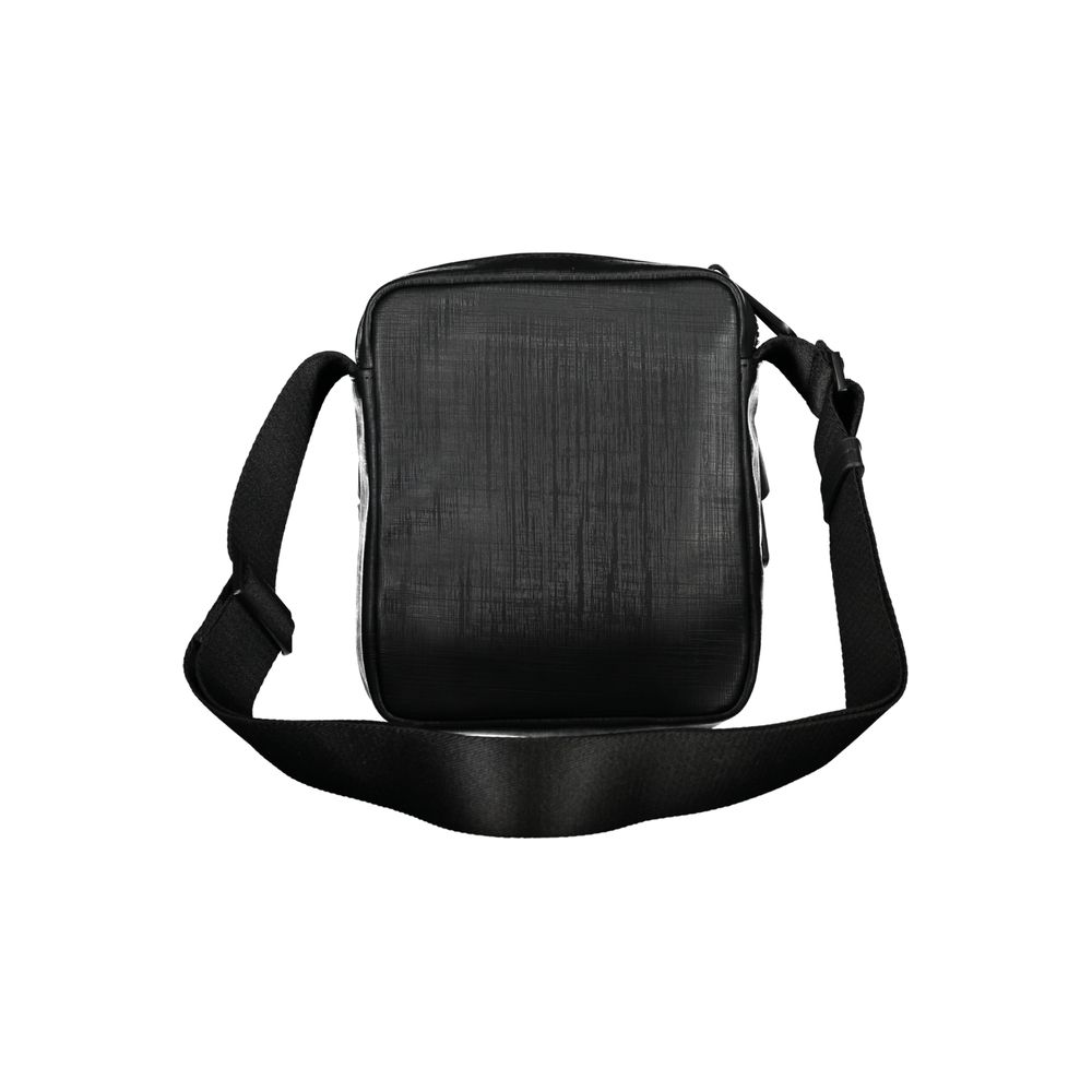 Black Polyester Shoulder Bag