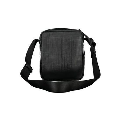 Black Polyester Shoulder Bag