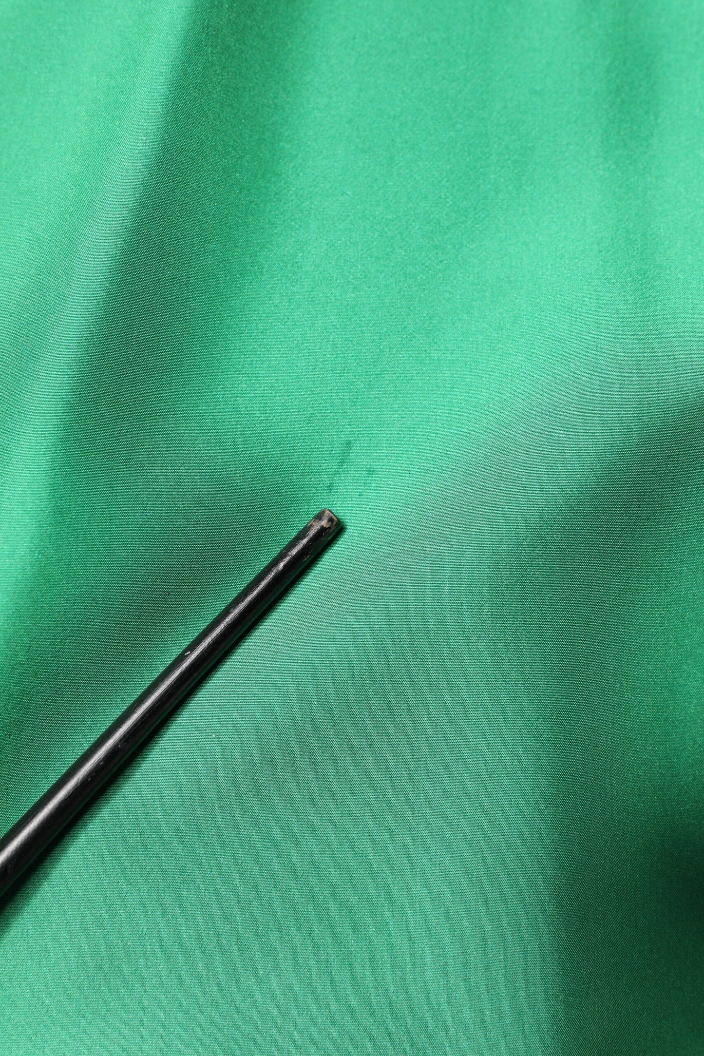 Green Silk Satin Long Sleeves Casual Shirt