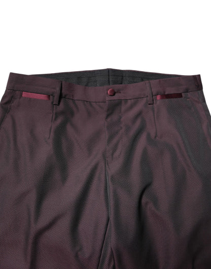 Maroon Single Breasted Formal 2 Piece Suit