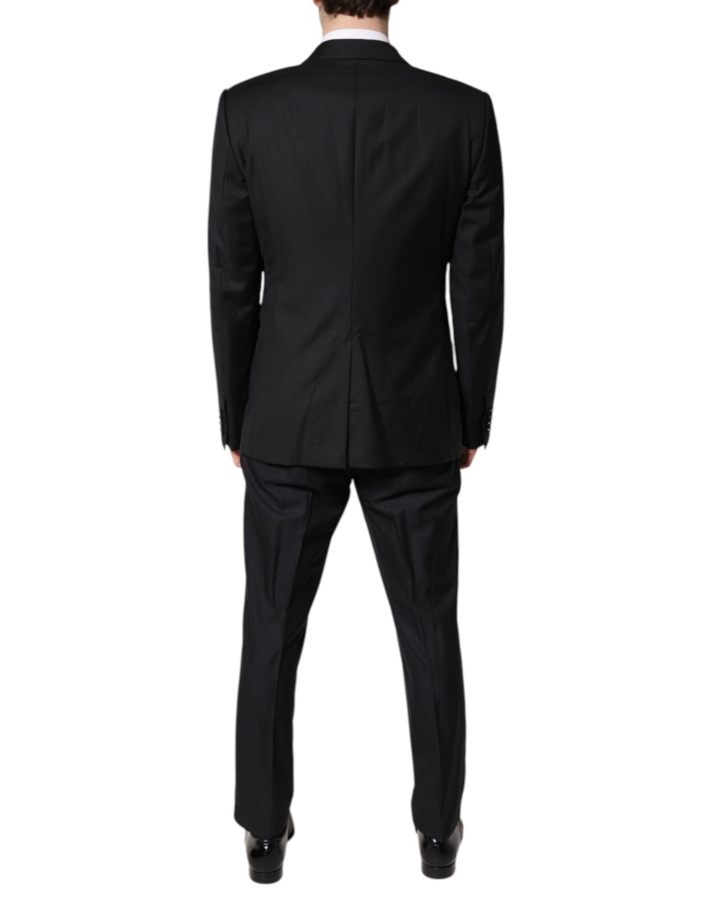 Black Double Breasted Formal 3 Piece Suit