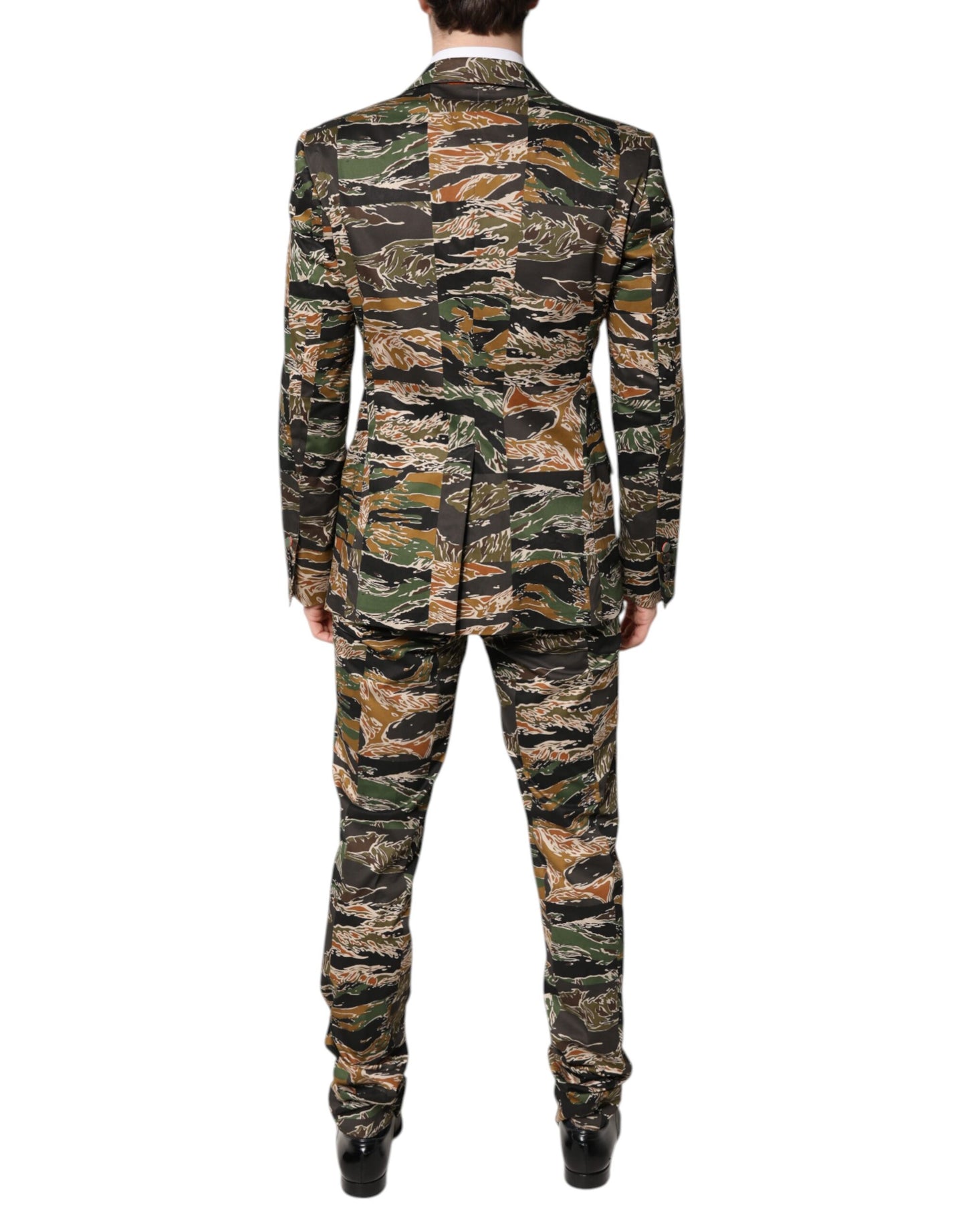 Multicolor TAORMINA Single Breasted 2 Piece Suit