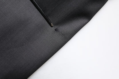 Dark Gray Wool Single Breasted 2 Piece Suit