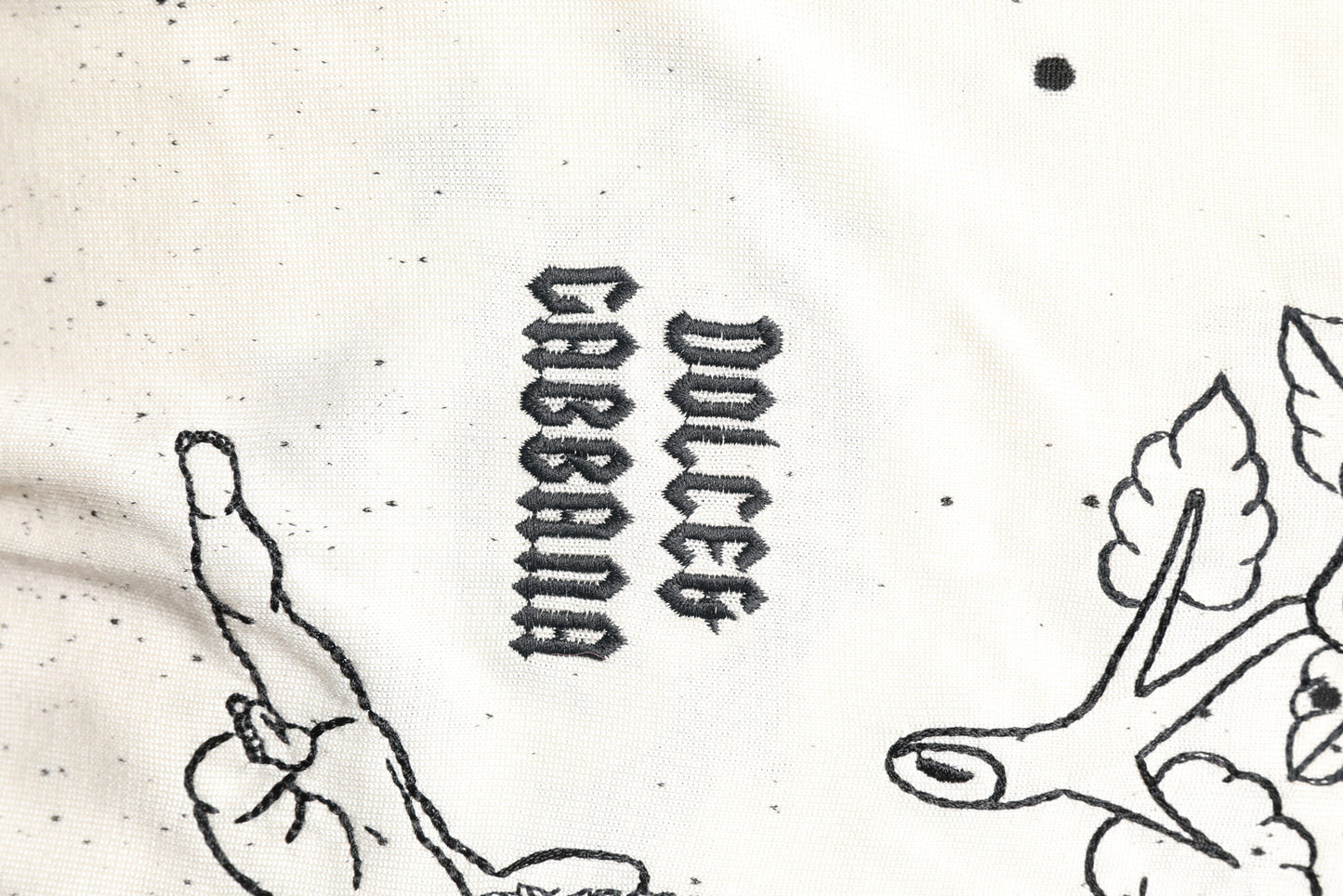 White Logo Angel Print Women Pullover Sweater