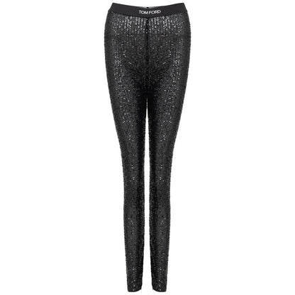Black Polyester Joggers (Workout Pants)