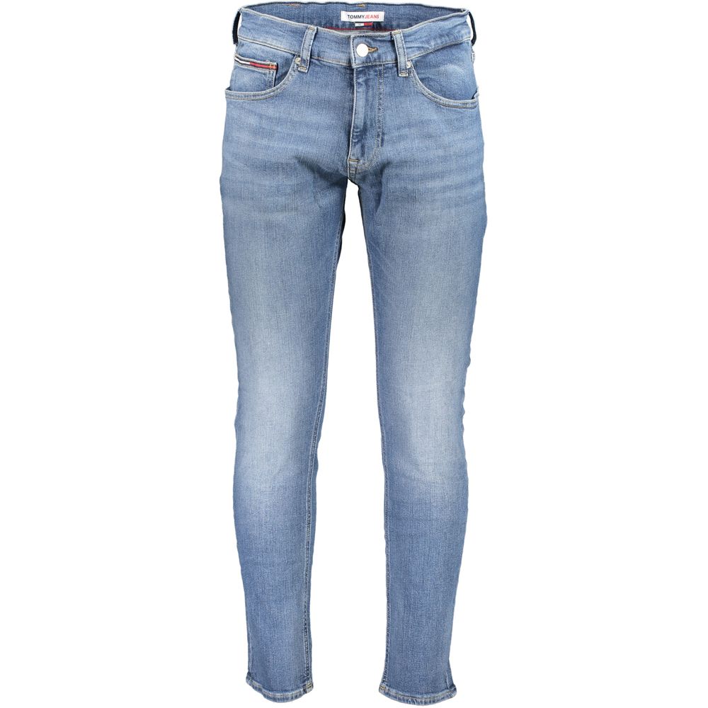 Blue Cotton Jeans Denim