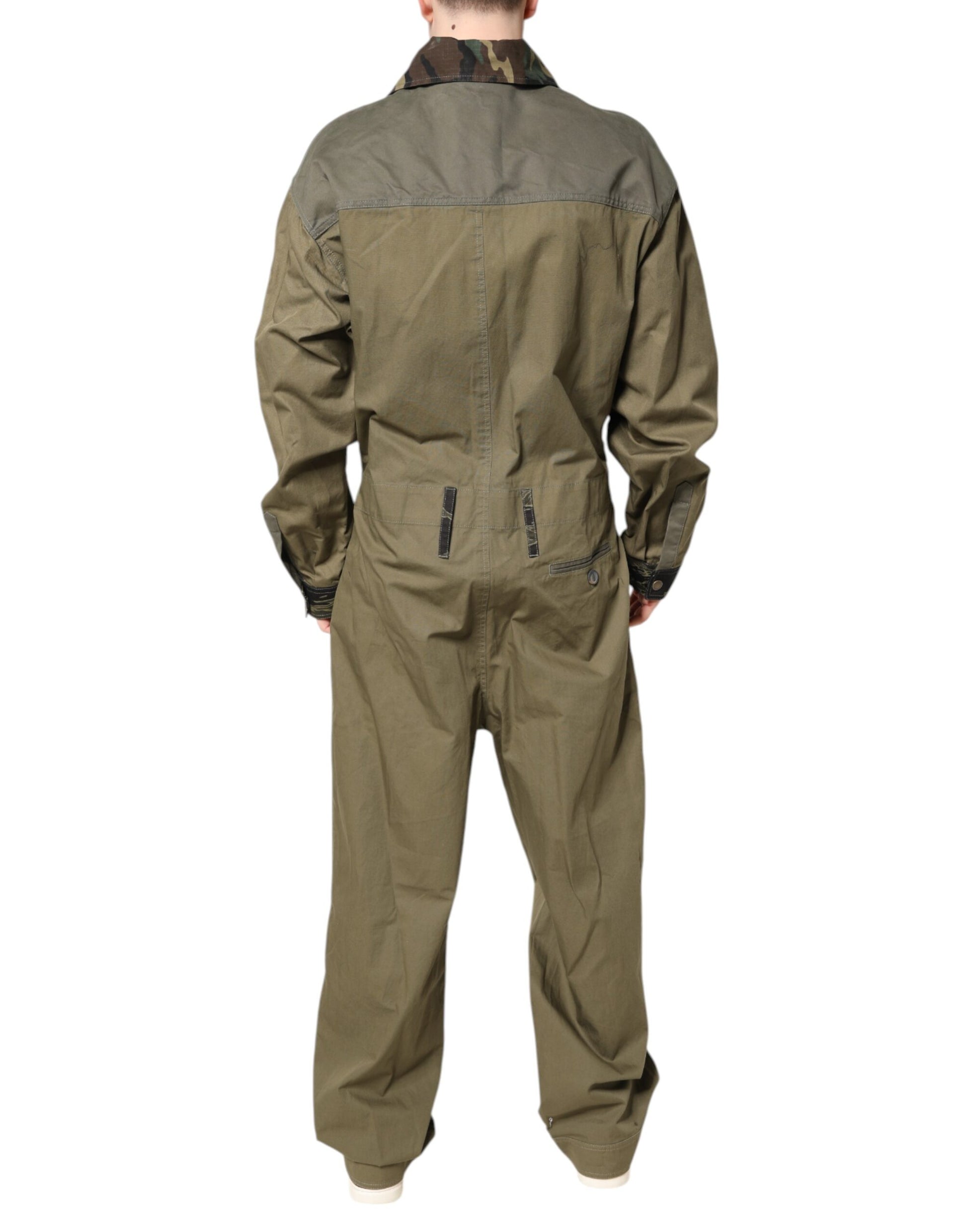 Brown Cotton Stretch Shirt Pants Casual Set