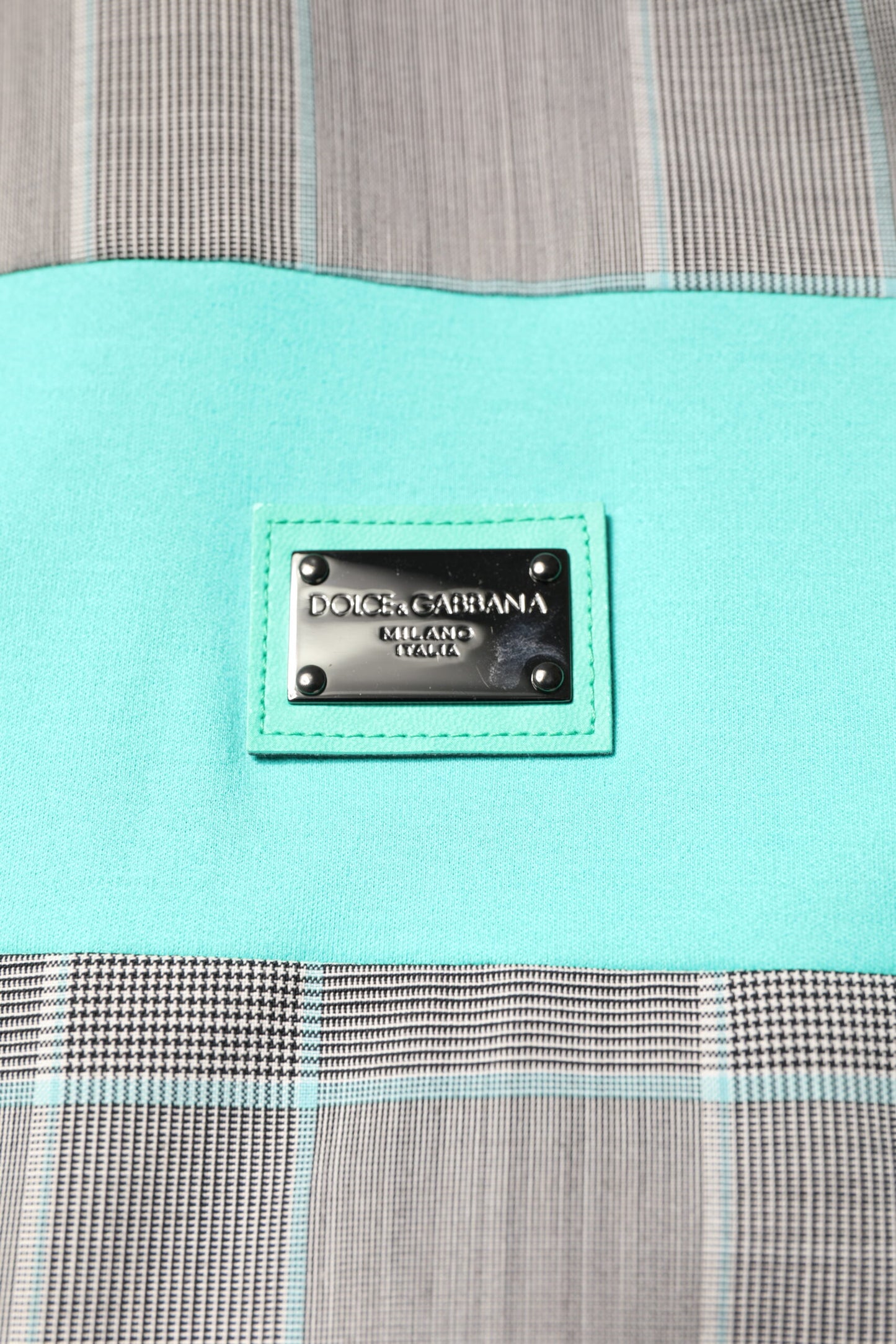 Multicolor Plaid Full Zip Windbreaker Jacket