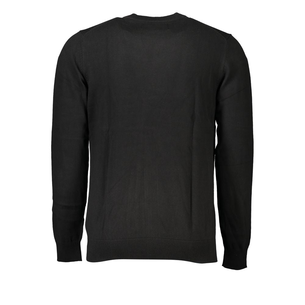 Black Cotton Sweater