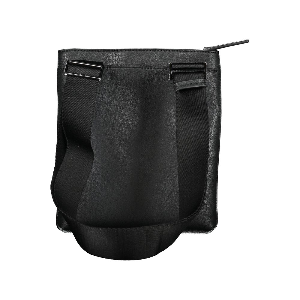 Black Polyester Shoulder Bag
