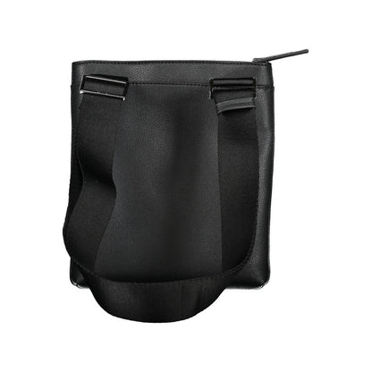 Black Polyester Shoulder Bag