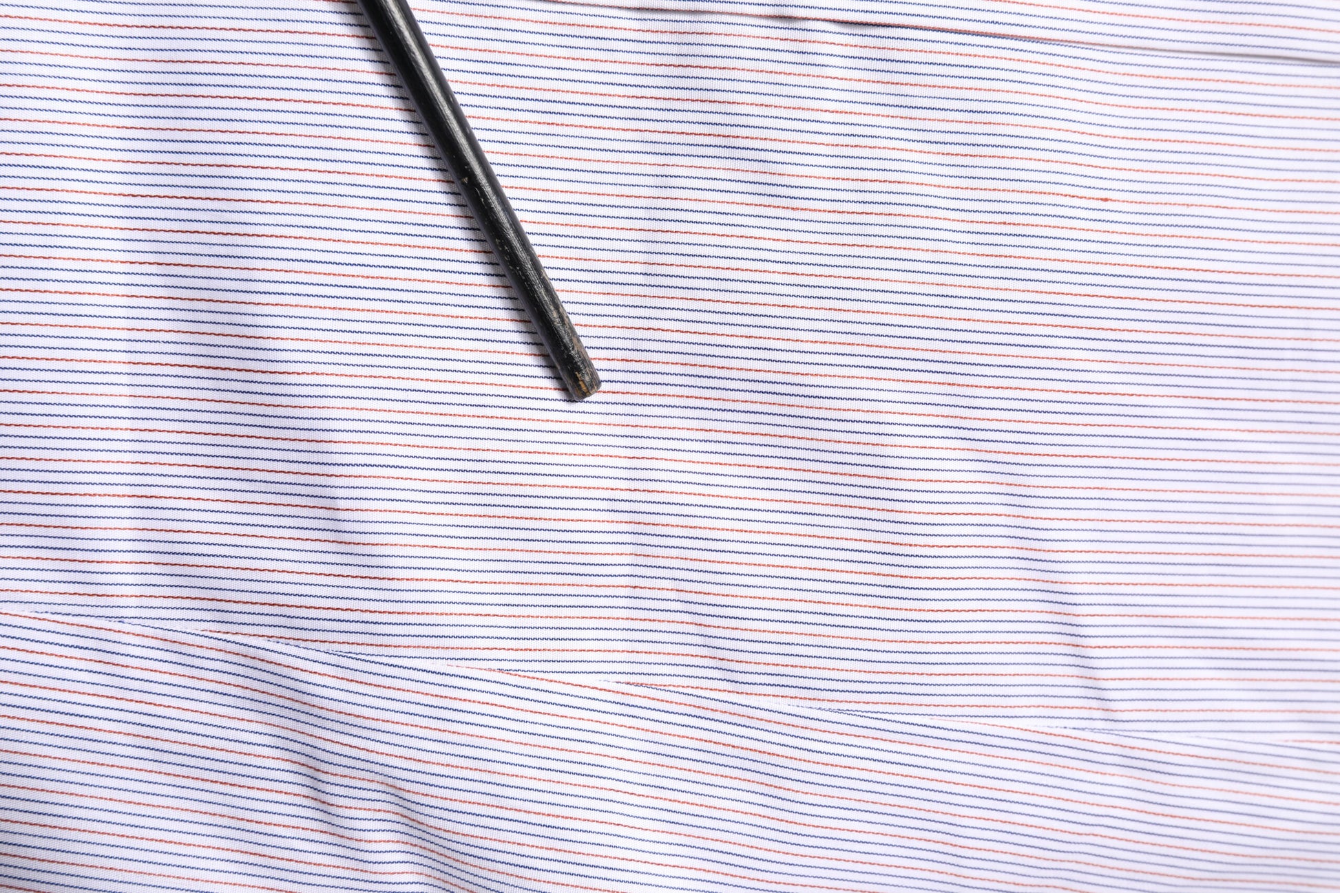 White Striped Cotton GOLD Long Sleeves Shirt