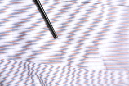 White Striped Cotton GOLD Long Sleeves Shirt