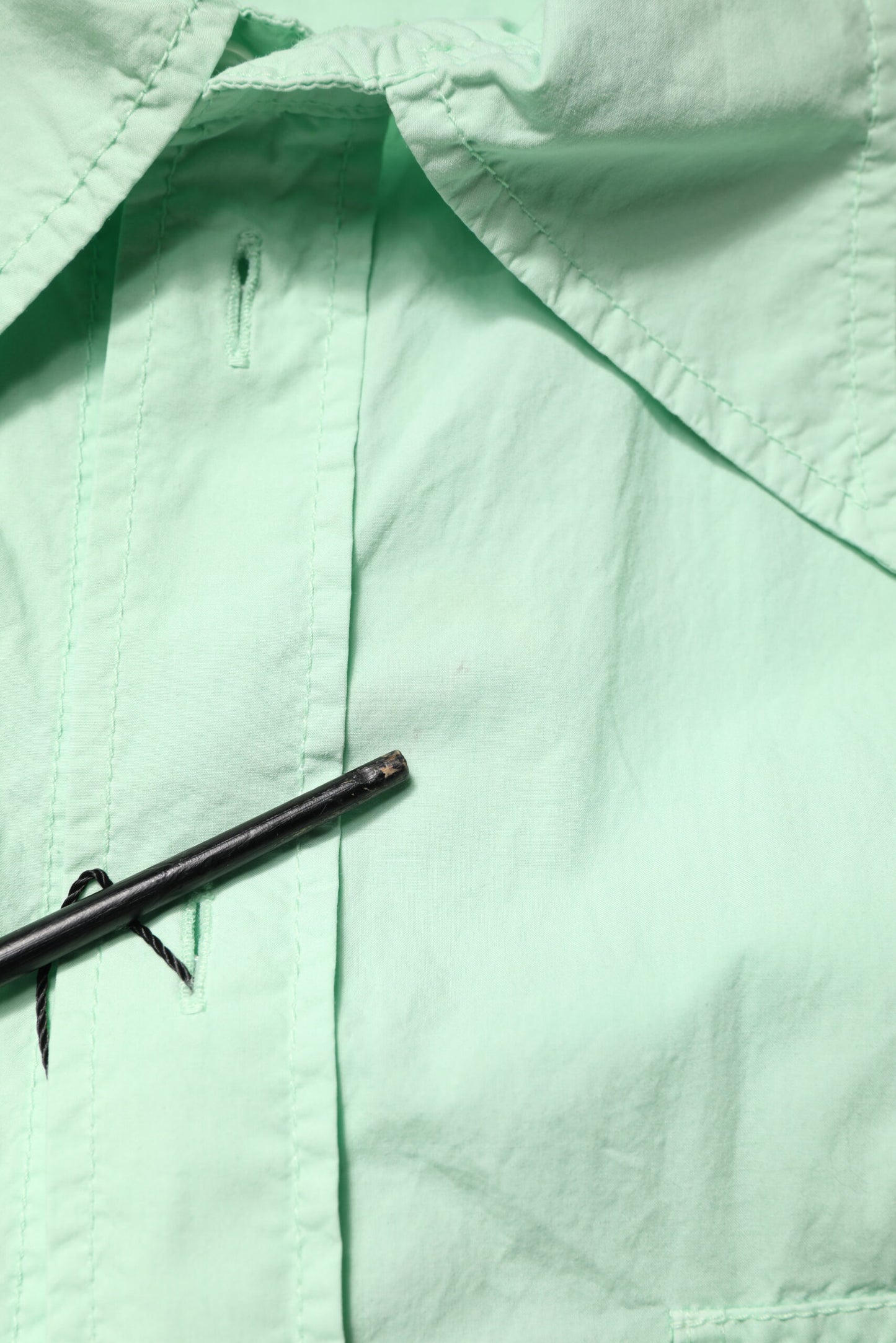 Green Cotton Short Sleeves Men Casual Shirt