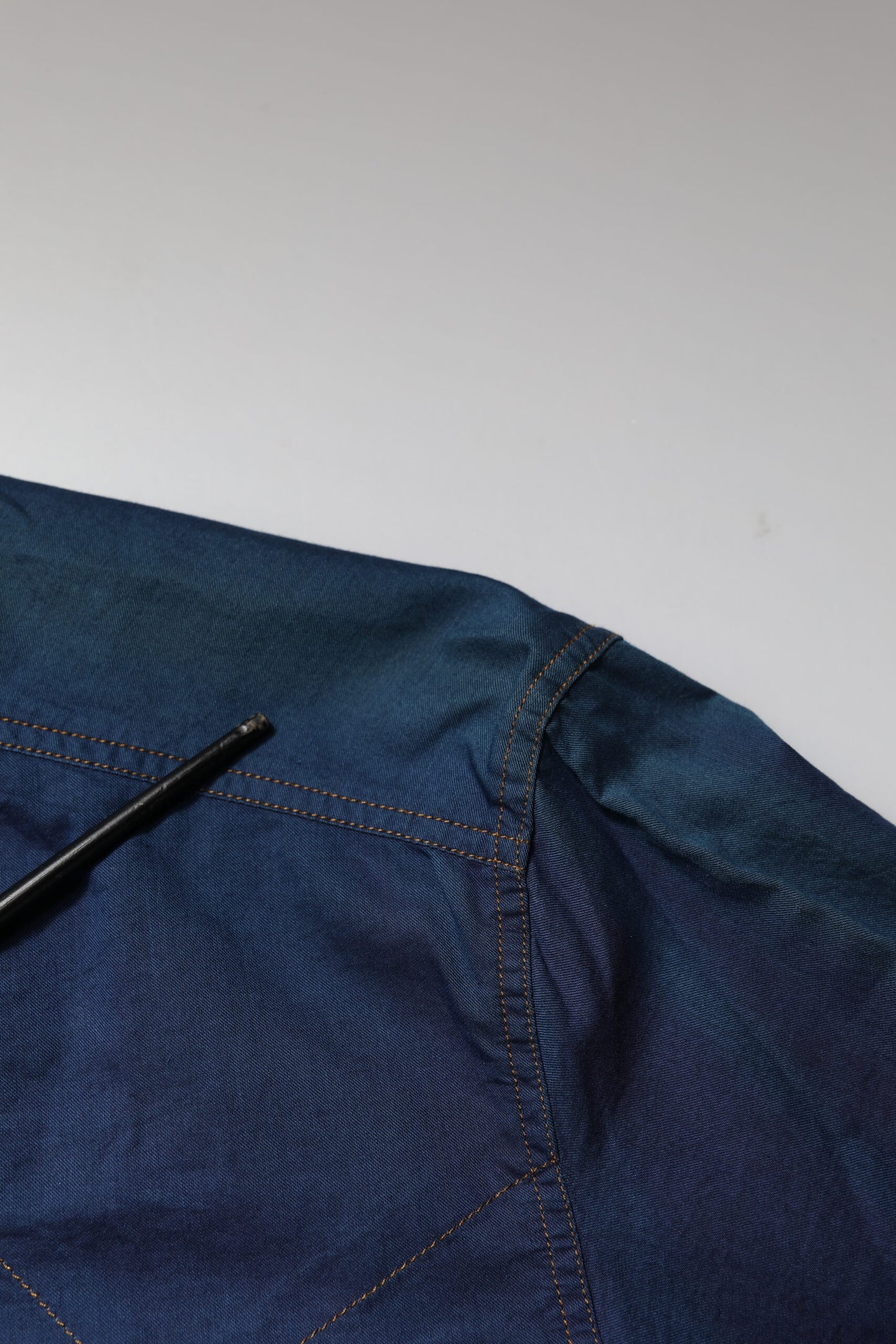 Blue Cotton GOLD Long Sleeves Casual Shirt