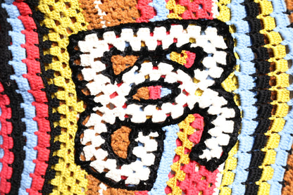 Multicolor Cotton Hooded Pullover Sweater