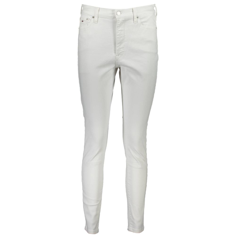 White Cotton Women's Jean
