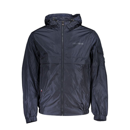 Blue Nylon Men's Jacket