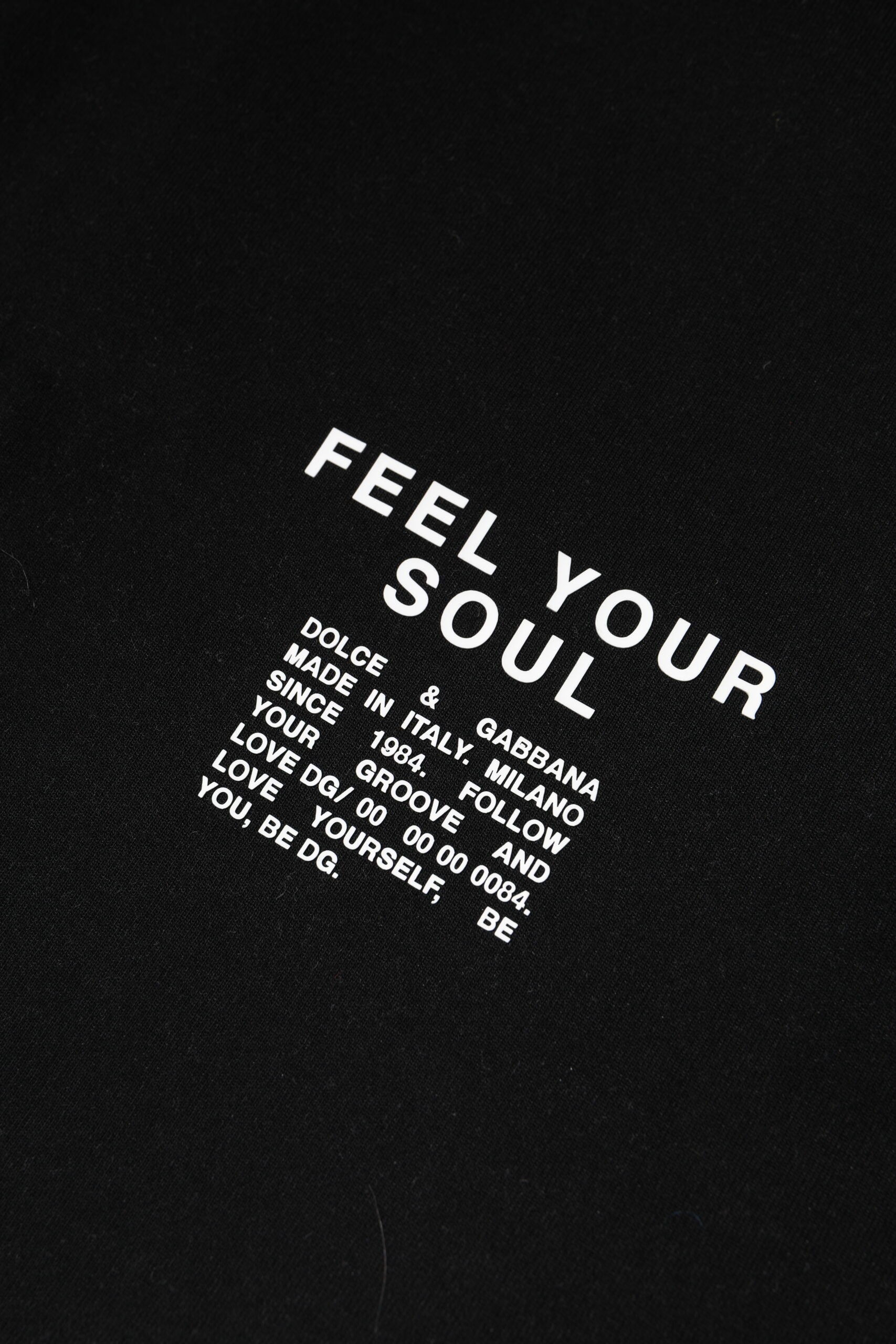 Black Cotton Logo Knitted Pullover Sweater