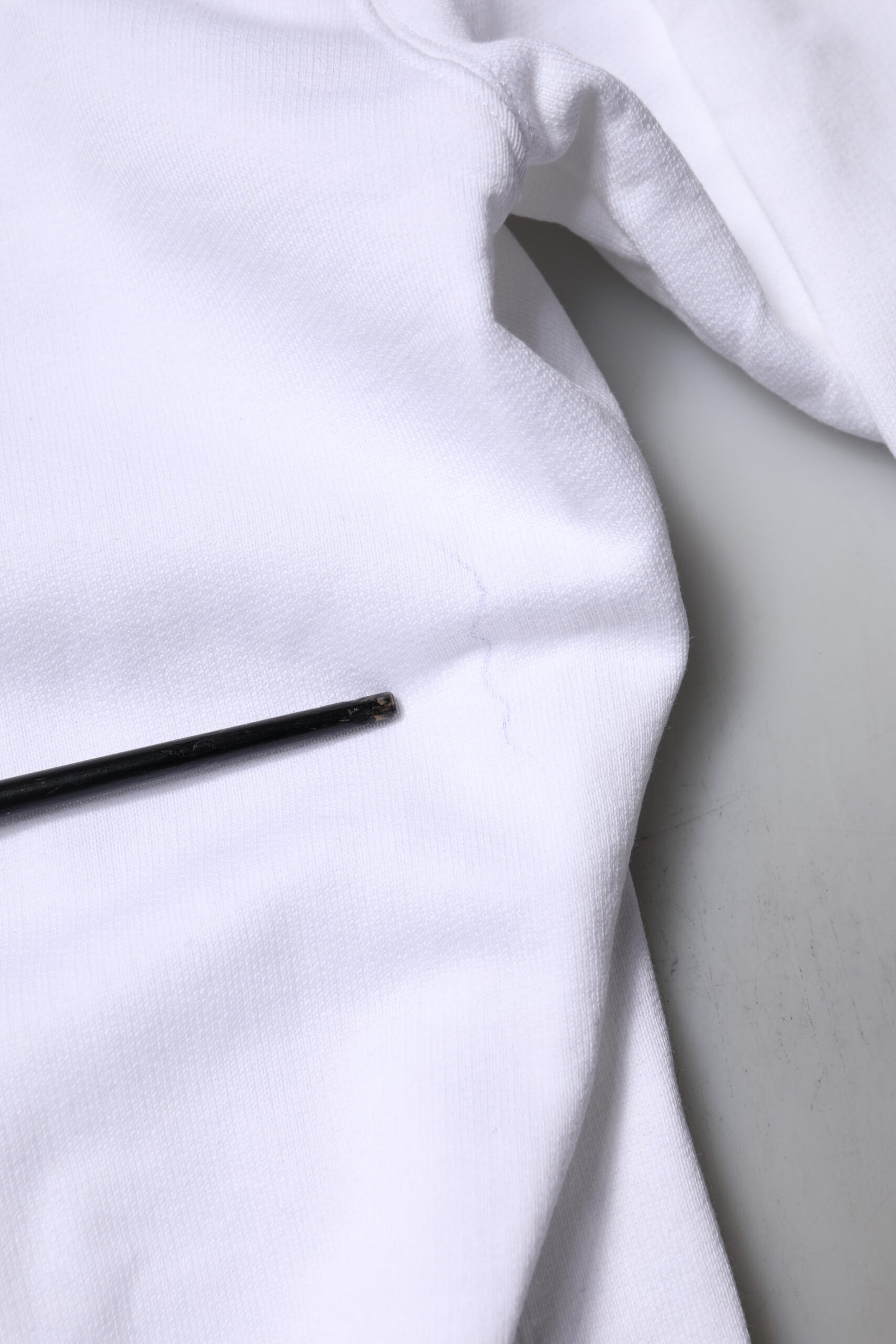 White Logo Cotton Crew Neck Pullover Sweater