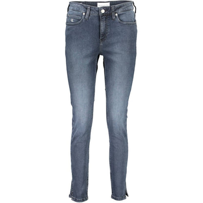 Blue Cotton Jeans Denim