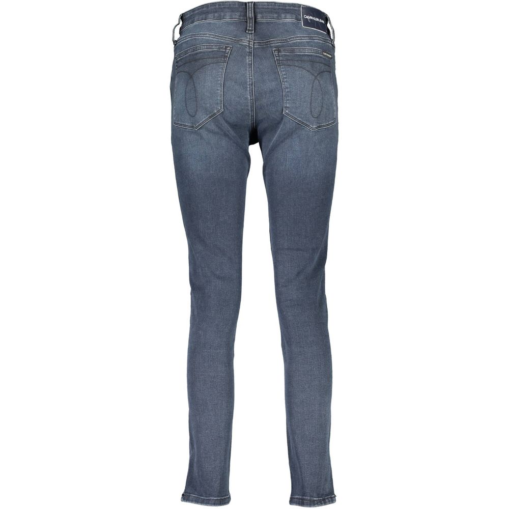 Blue Cotton Jeans Denim
